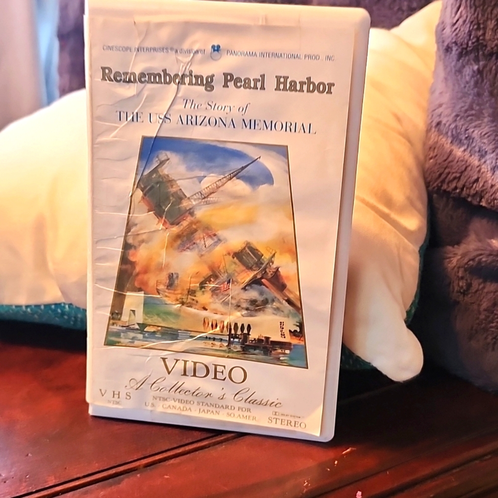 VHS TAPE - "Remembering Pearl Harbor"